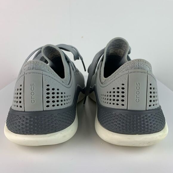 Crocs Men's Gray LiteRide 360 Pacer Lace Up Sneaker Size 8 - Picture 6 of 8